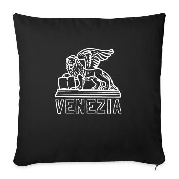Venice Gondola Italy Venezia - Sofakissenbezug 45 x 45 cm - Schwarz - Vorne