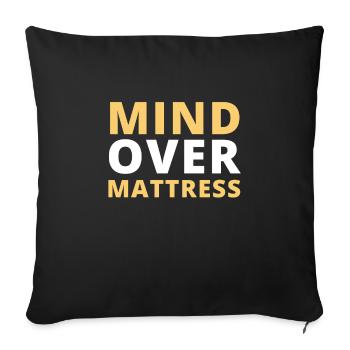 Meilleur vendeur de matelas de lit Docteur - Housse de coussin décorative 45 x 45 cm - noir - Devant