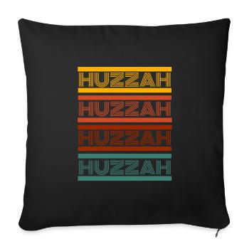 Huzzah Renaissance Festival Ren Faire Knight - Sofakissenbezug 45 x 45 cm - Schwarz - Vorne