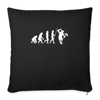 Greek Mythology Gods Ancient Greece - Sofa pillowcase 17,3'' x 17,3'' (45 x 45 cm) - black - Front