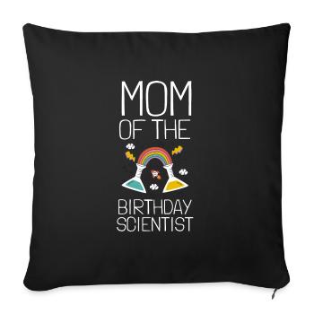 10 Years Old Science Birthday Kid 9 - Sofakissenbezug 45 x 45 cm - Schwarz - Vorne
