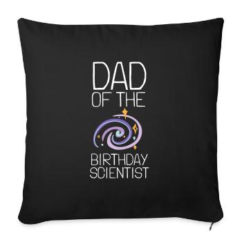 10 Years Old Science Birthday Kid 9 - Sofakissenbezug 45 x 45 cm - Schwarz - Vorne