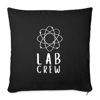 10 Years Old Science Birthday Kid 9 - Sofa pillowcase 17,3'' x 17,3'' (45 x 45 cm) - black - Front