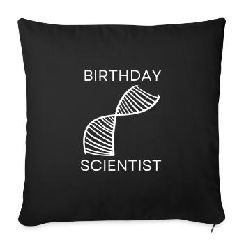 10 Years Old Science Birthday Kid 9 - Sofakissenbezug 45 x 45 cm - Schwarz - Vorne