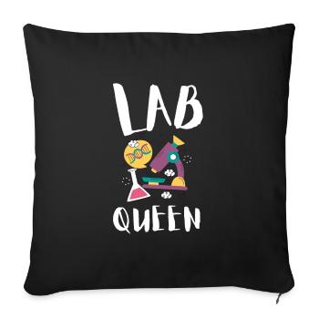 10 Years Old Science Birthday Kid 9 - Sofakissenbezug 45 x 45 cm - Schwarz - Vorne
