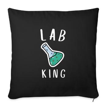 10 Years Old Science Birthday Kid 9 - Sofakissenbezug 45 x 45 cm - Schwarz - Vorne