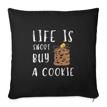 Scout Bakery Scouting Marchand de biscuits - Housse de coussin décorative 45 x 45 cm - noir - Devant