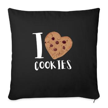 Scout Bakery Scouting Marchand de biscuits - Housse de coussin décorative 45 x 45 cm - noir - Devant