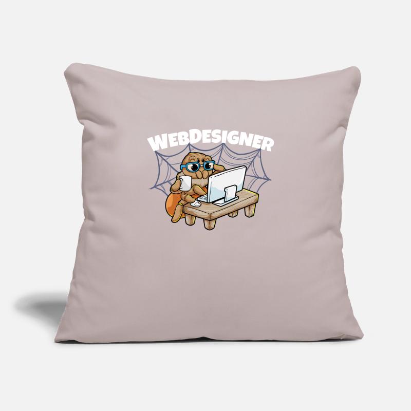 Webdesign Spider Programming Programmer IT Sofa pillowcase 17,3'' x 17,3'' (45 x 45 cm)