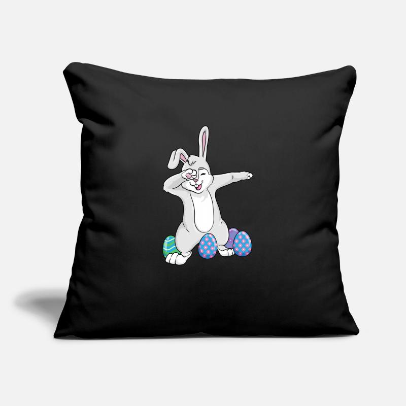 Dabbing Easter Rabbit Dad Dance Easter Eggs Sofa pillowcase 17,3'' x 17,3'' (45 x 45 cm)