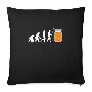 KBBQ Korean BBQ Kimchi Ramen - Sofa pillowcase 17,3'' x 17,3'' (45 x 45 cm) - black - Front