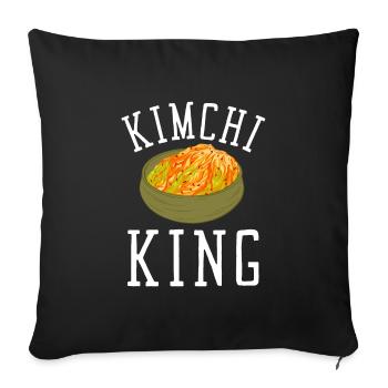 KBBQ Korean BBQ Kimchi Ramen - Sofa pillowcase 17,3'' x 17,3'' (45 x 45 cm) - black - Front