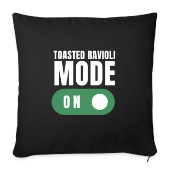 St. Louis Toasted Ravioli - Sofa pillowcase 17,3'' x 17,3'' (45 x 45 cm) - black - Front