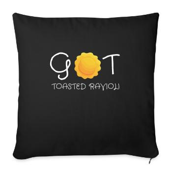 St. Louis Toasted Ravioli - Sofa pillowcase 17,3'' x 17,3'' (45 x 45 cm) - black - Front