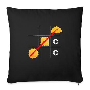 St. Louis Toasted Ravioli - Sofa pillowcase 17,3'' x 17,3'' (45 x 45 cm) - black - Front