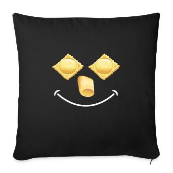 St. Louis Toasted Ravioli - Sofa pillowcase 17,3'' x 17,3'' (45 x 45 cm) - black - Front