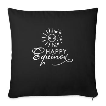 First Day Of Spring Equinox - Sofa pillowcase 17,3'' x 17,3'' (45 x 45 cm) - black - Front