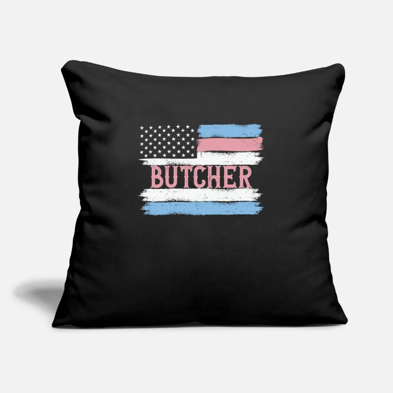 US Pride Slaughter Chef Gift Idea Sofa pillowcase 17,3'' x 17,3'' (45 x 45 cm)