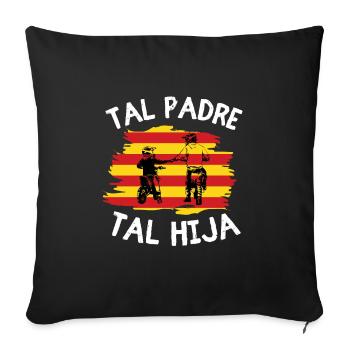 Tal Padre Tal Hijo Motocross Moto Desporte - Sofakissenbezug 45 x 45 cm - Schwarz - Vorne