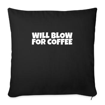 Wind Instrument Brass Musician Coffee Lover Gift - Sofakissenbezug 45 x 45 cm - Schwarz - Vorne