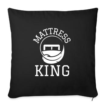 Meilleur vendeur de matelas de lit Docteur - Housse de coussin décorative 45 x 45 cm - noir - Devant