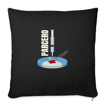 Parcero Colombia Colombian Cartagena Medellin And - Sofa pillowcase 17,3'' x 17,3'' (45 x 45 cm) - black - Front