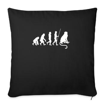 I Just Really Like Monkeys Ok? - Sofakissenbezug 45 x 45 cm - Schwarz - Vorne