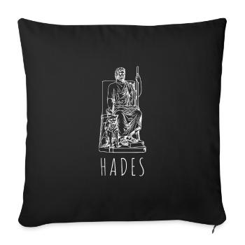Greek Mythology Gods Ancient Greece - Sofa pillowcase 17,3'' x 17,3'' (45 x 45 cm) - black - Front