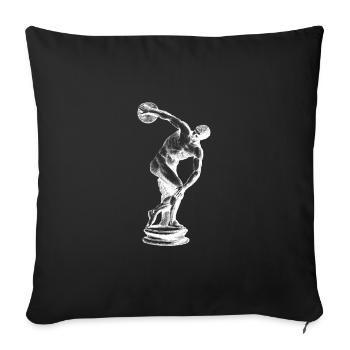 Greek Mythology Gods Ancient Greece - Sofa pillowcase 17,3'' x 17,3'' (45 x 45 cm) - black - Front