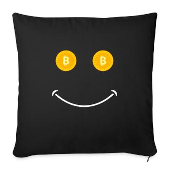 Altcoin Traders - Housse de coussin décorative 45 x 45 cm - noir - Devant