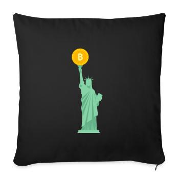 Altcoin Traders - Housse de coussin décorative 45 x 45 cm - noir - Devant