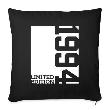 32ND BIRTHDAY LIMITED EDITION 1994 - Sofa pillowcase 17,3'' x 17,3'' (45 x 45 cm) - black - Front