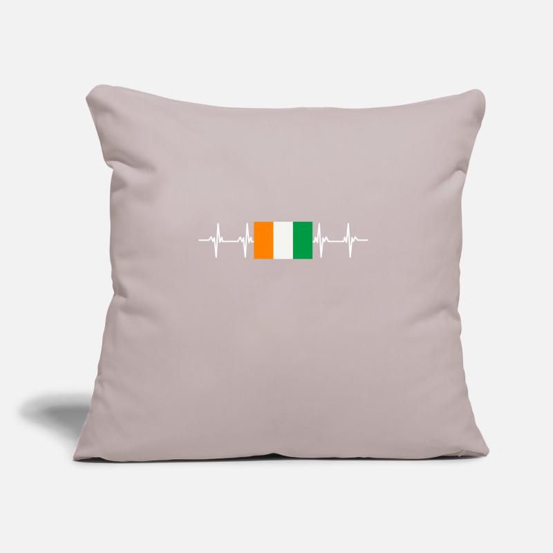 Drapeau africain - Côte d’Ivoire Housse de coussin décorative 45 x 45 cm