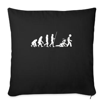 Care about me please - Sofakissenbezug 45 x 45 cm - Schwarz - Vorne