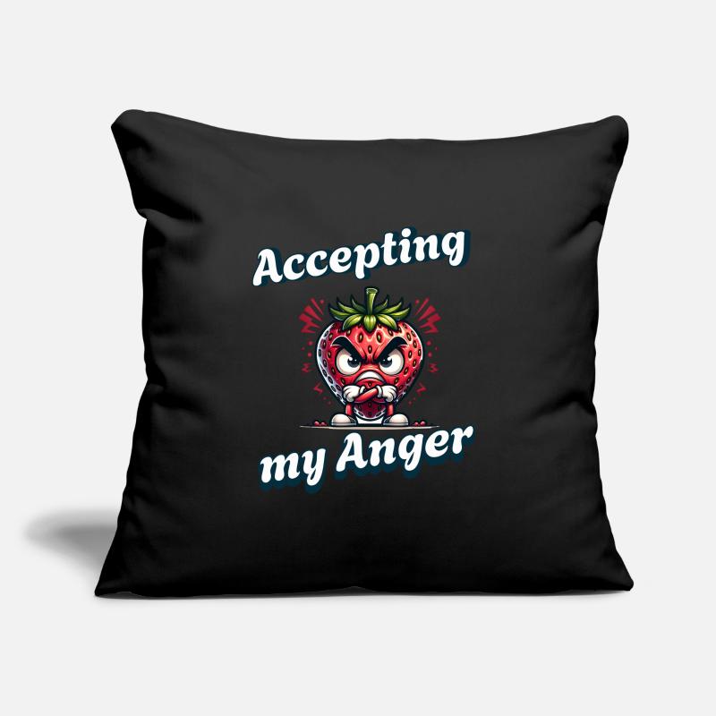 Menstruation Strawberry Week Accepter mon Housse de coussin décorative 45 x 45 cm