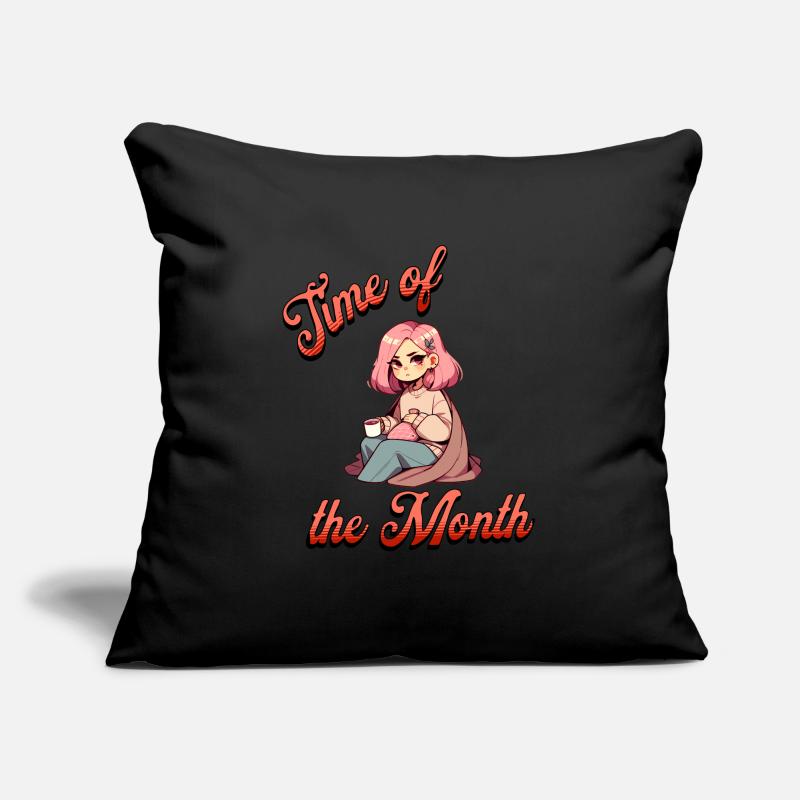 Période du mois : Menstruation Housse de coussin décorative 45 x 45 cm