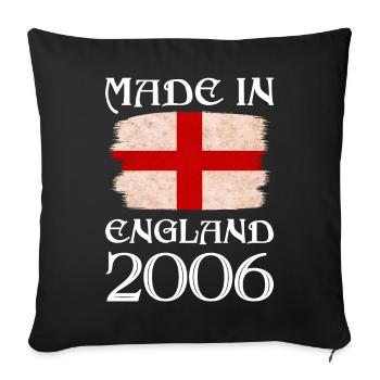 Made in England 2006 - St George's Day - English - Sofa pillowcase 17,3'' x 17,3'' (45 x 45 cm) - black - Front