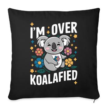 Koala Koala Koala Bear Animal - Sofa pillowcase 17,3'' x 17,3'' (45 x 45 cm) - black - Front