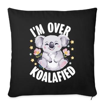 Koala Koala Koala Bear Animal - Sofa pillowcase 17,3'' x 17,3'' (45 x 45 cm) - black - Front