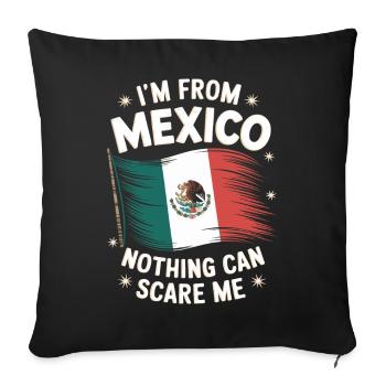 Mexico Mexico Mexican Spanish - Sofa pillowcase 17,3'' x 17,3'' (45 x 45 cm) - black - Front