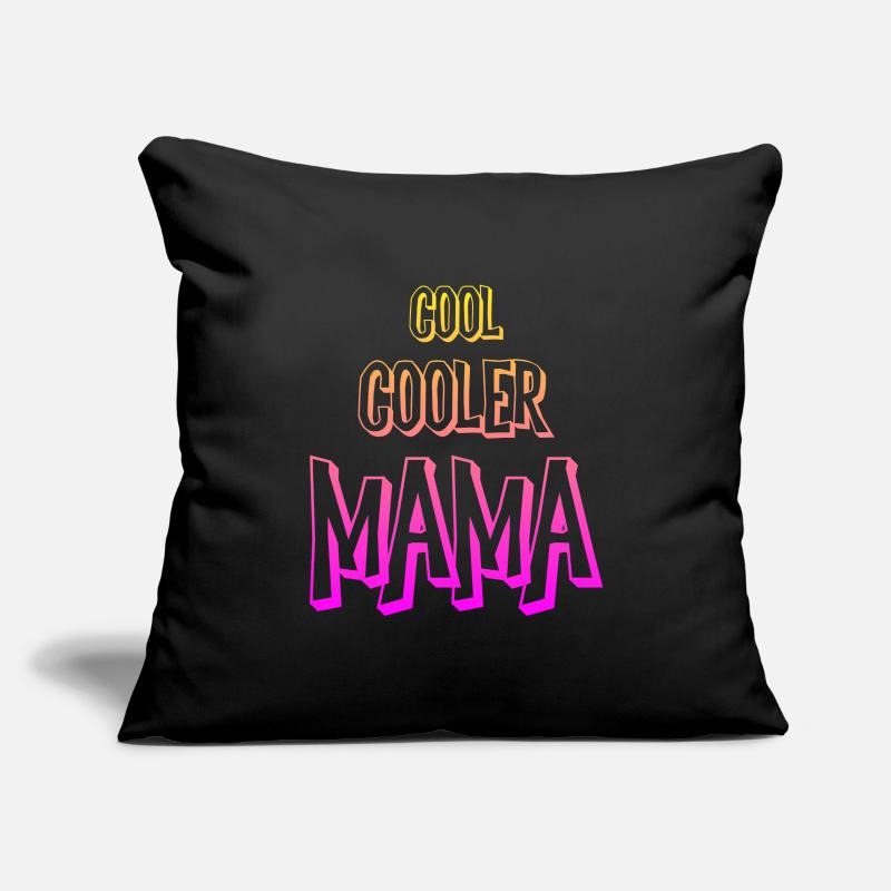 Cool cooler Mama Sprüche Geschenk Muttertag Sofakissenbezug 45 x 45 cm