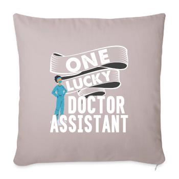 Physician Assistant - Sofa pillowcase 17,3'' x 17,3'' (45 x 45 cm) - light taupe - Front