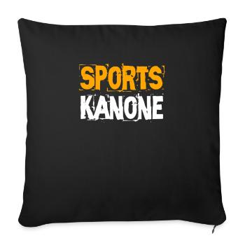 Jock - Sofa pillowcase 17,3'' x 17,3'' (45 x 45 cm) - black - Front