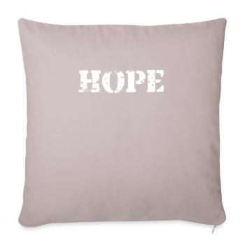 Hope - Sofa pillowcase 17,3'' x 17,3'' (45 x 45 cm) - light taupe - Front