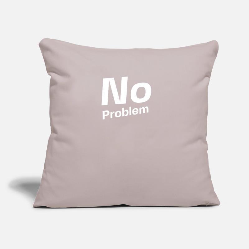 No Problem Sofa pillowcase 17,3'' x 17,3'' (45 x 45 cm)