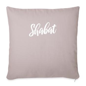 Shabat Christliche Kleidung - Sofakissenbezug 45 x 45 cm - helles Taupe - Vorne