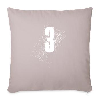 3 - Sofa pillowcase 17,3'' x 17,3'' (45 x 45 cm) - light taupe - Front