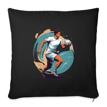 Handball Player Streetwear Iconic Style Design - Sofa pillowcase 17,3'' x 17,3'' (45 x 45 cm) - black - Front