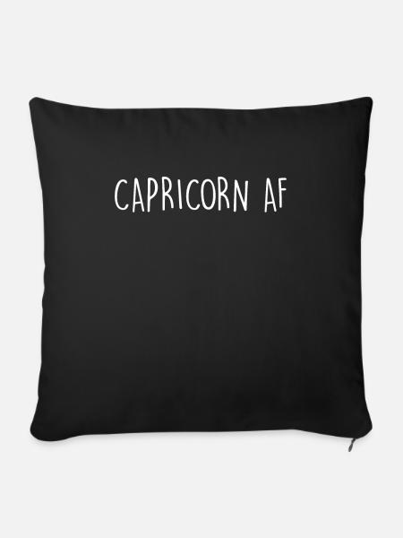 Capricorn Af - Sofakissenbezug 45 x 45 cm - Schwarz