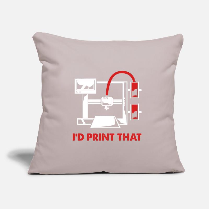 Impression 3D Impression Prototype Housse de coussin décorative 45 x 45 cm